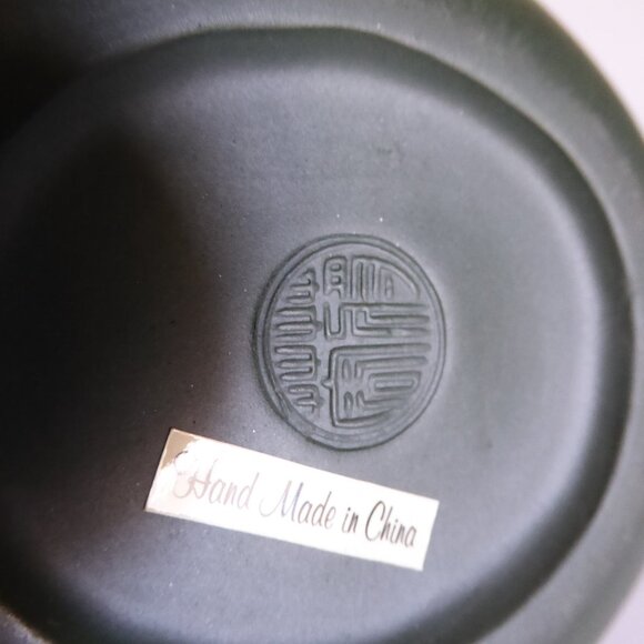 VINTAGE NEW TRADITIONAL CHINESE YIXING CICADA LEAF HANDMADE CLAY TEAPOT CUP SET - Picture 10 of 16